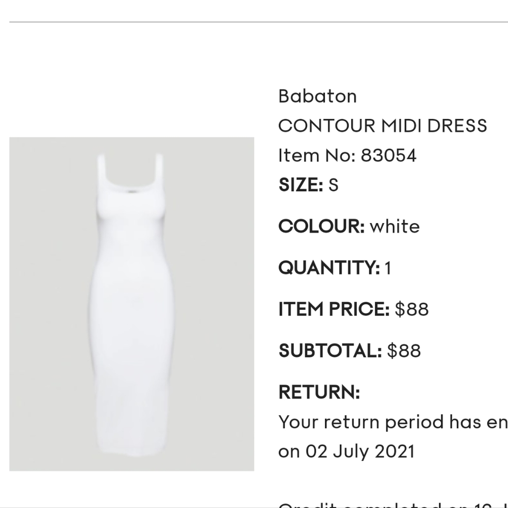Aritiza Babaton CONTOUR MIDI DRESS